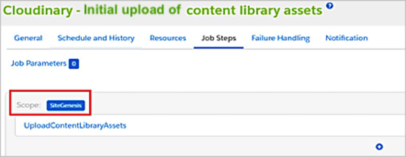 Job steps Job steps